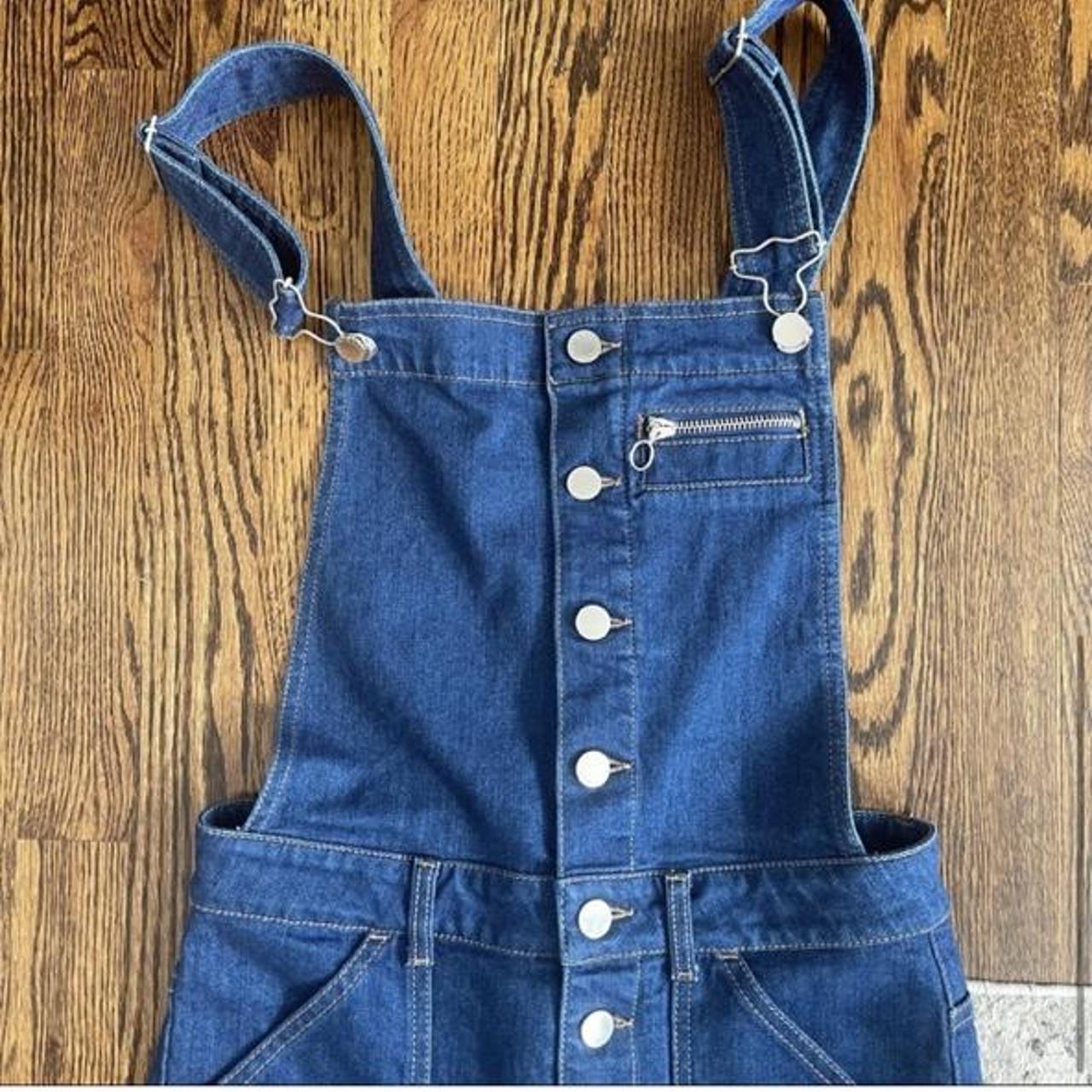 STELLA MCCARTNEY DENIM OVERALLS - Jean denim... - Depop