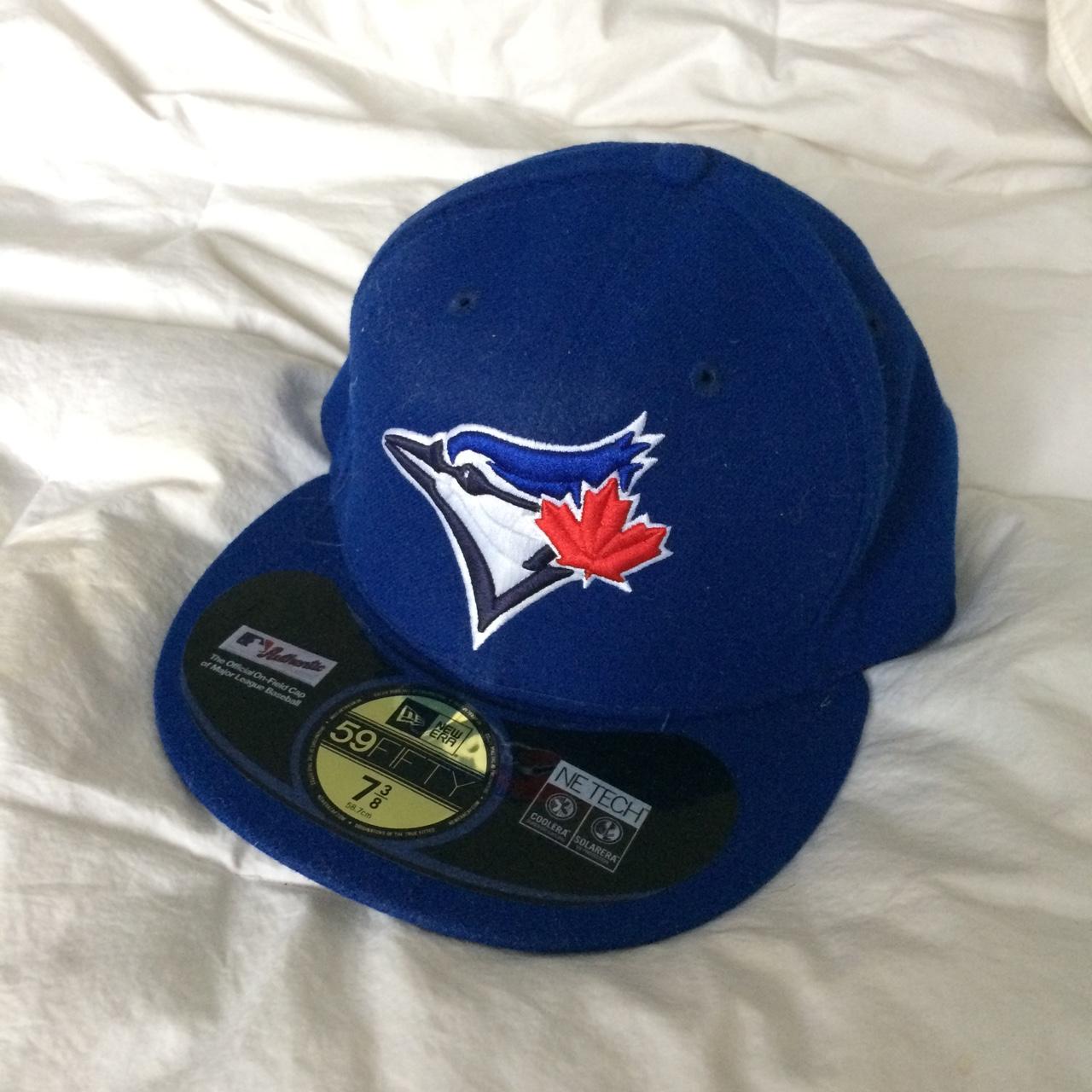 New Era Toronto blue jays fitted hat 7 1/2 brand new - Depop