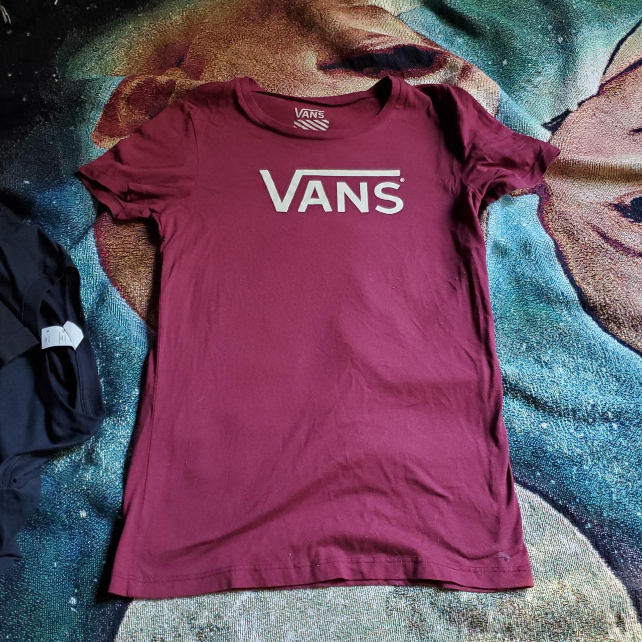 maroon vans shirt