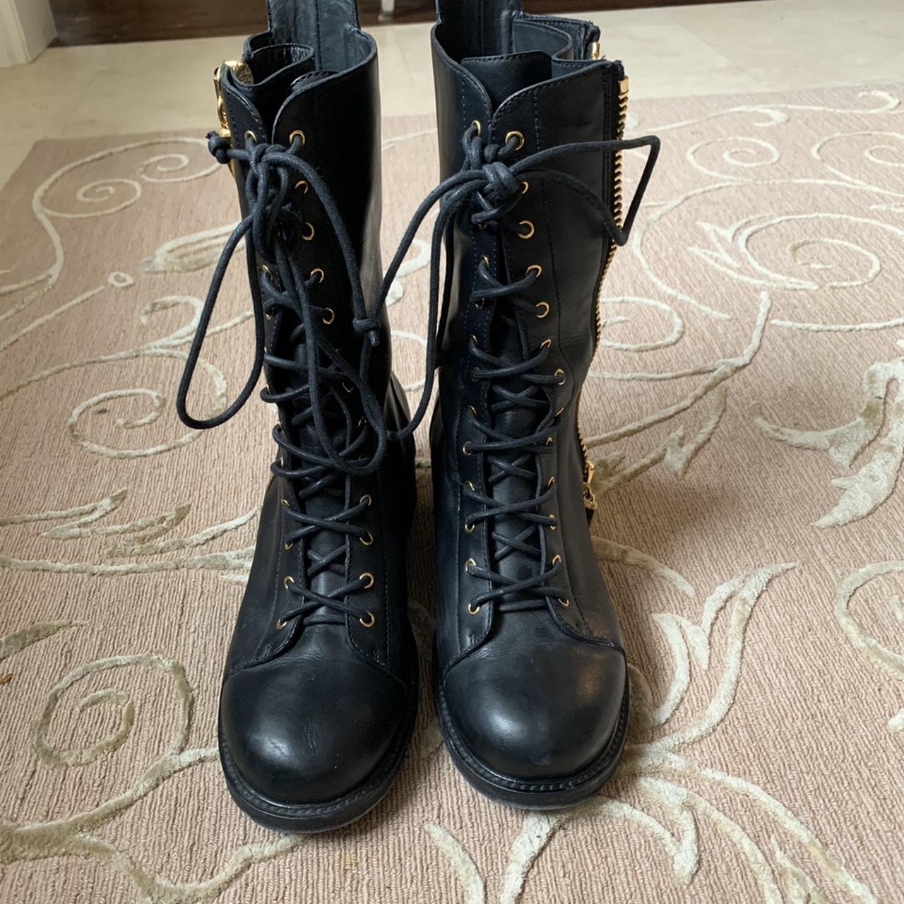 Giuseppe zanotti best sale combat boots