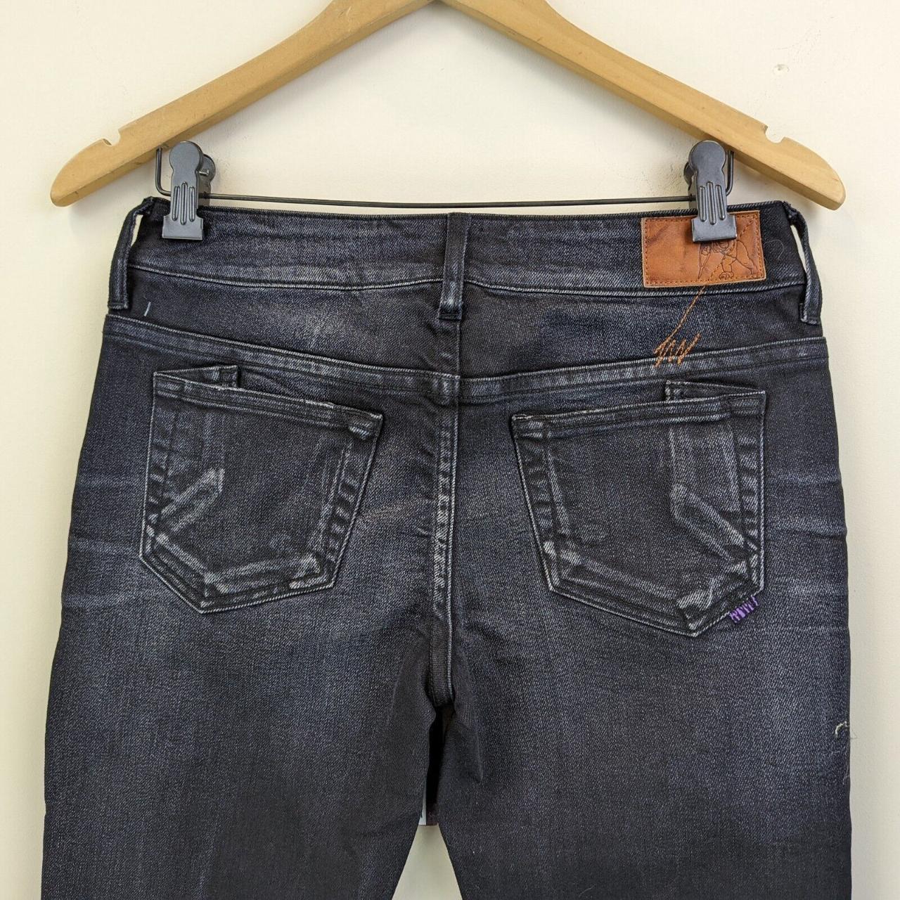 Women's Black and Grey Jeans Depop