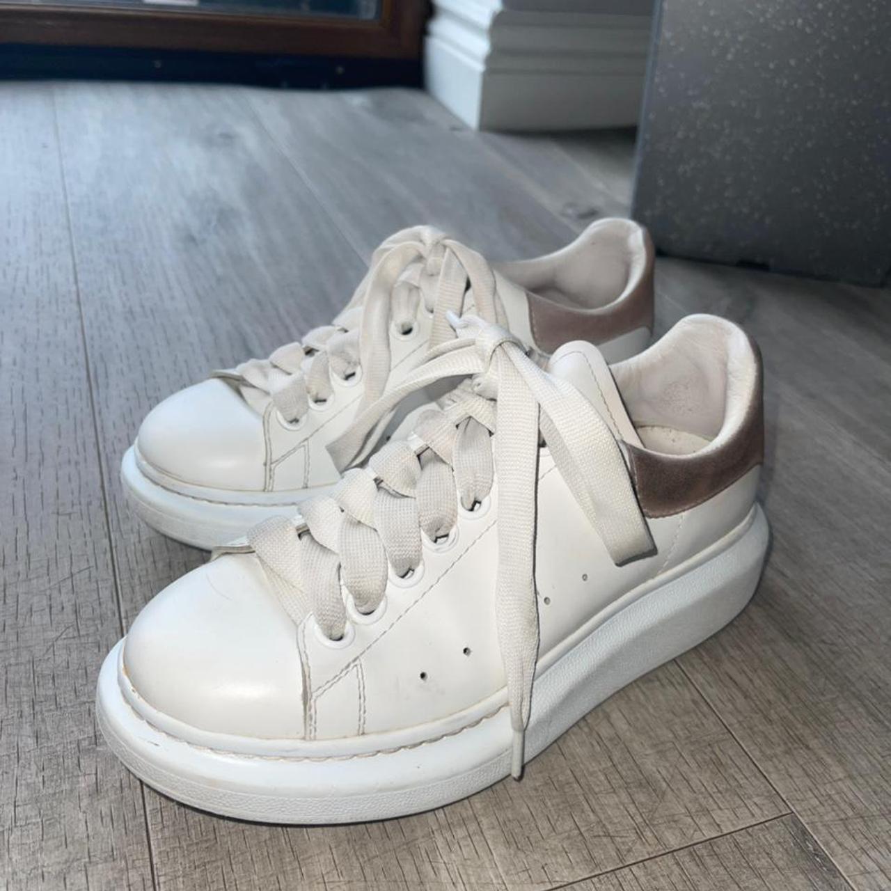 Alexander mcqueen best sale trainers nude