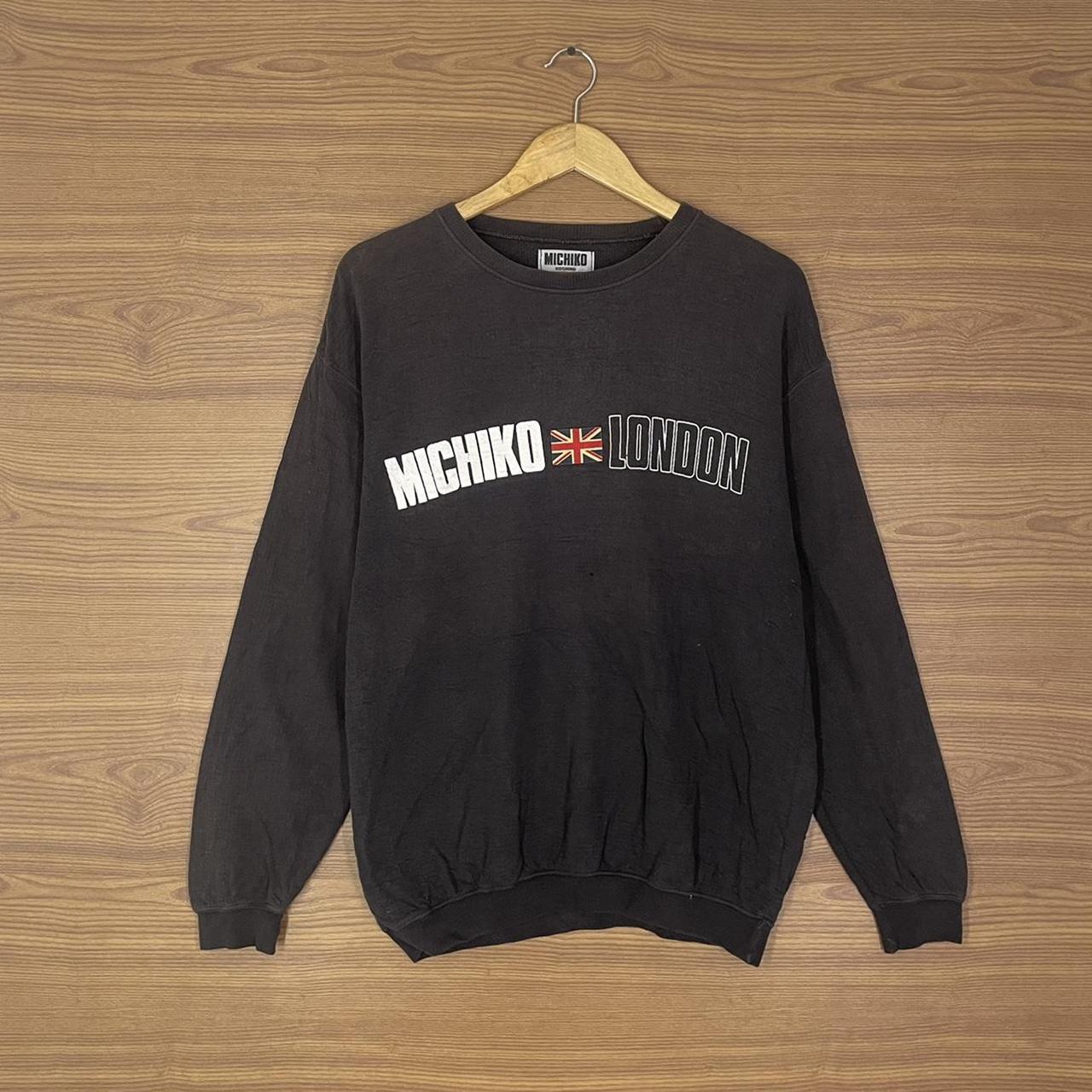 Michiko London Koshino Big Logo Spellout Crewneck - Depop