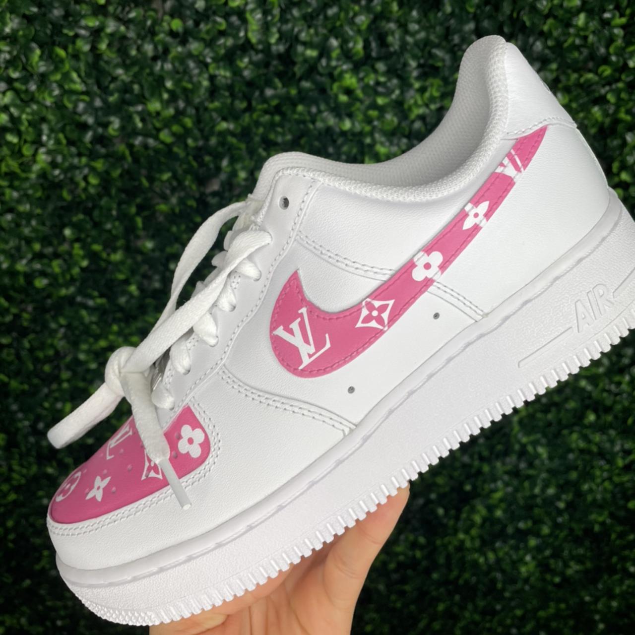 Louis Vuitton Air Force 1s Price and design are - Depop