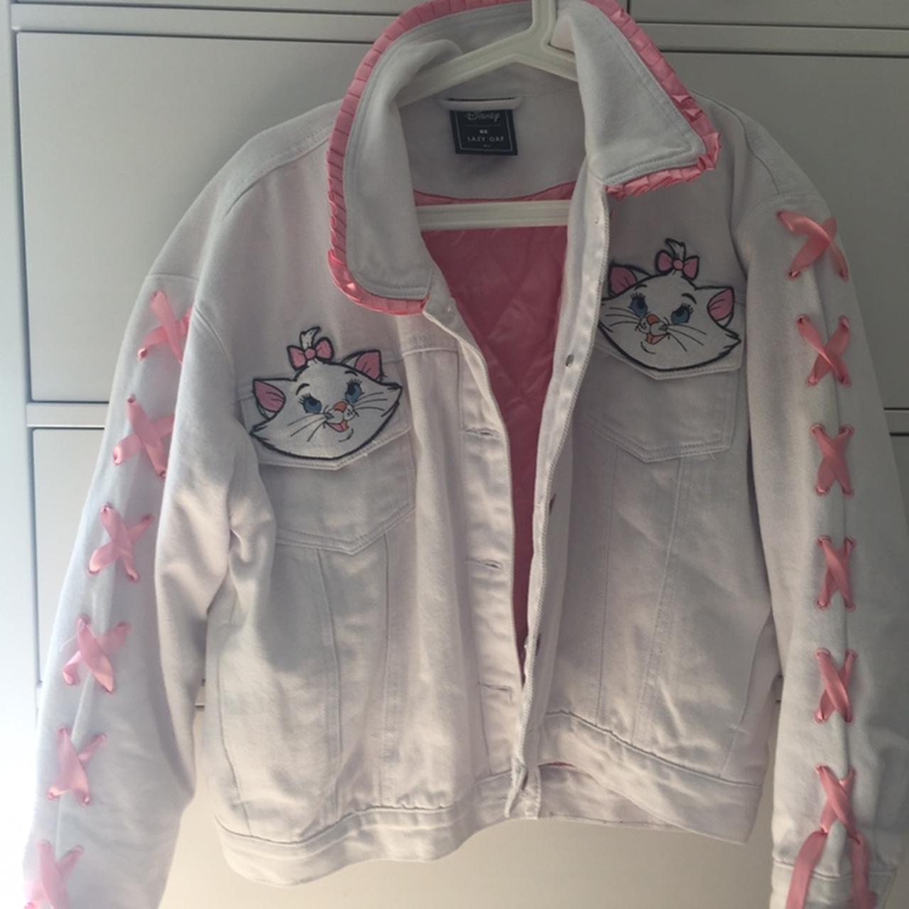 Lazy Oaf Disney Marie Jacket! Its fit size xs - m, | Depop