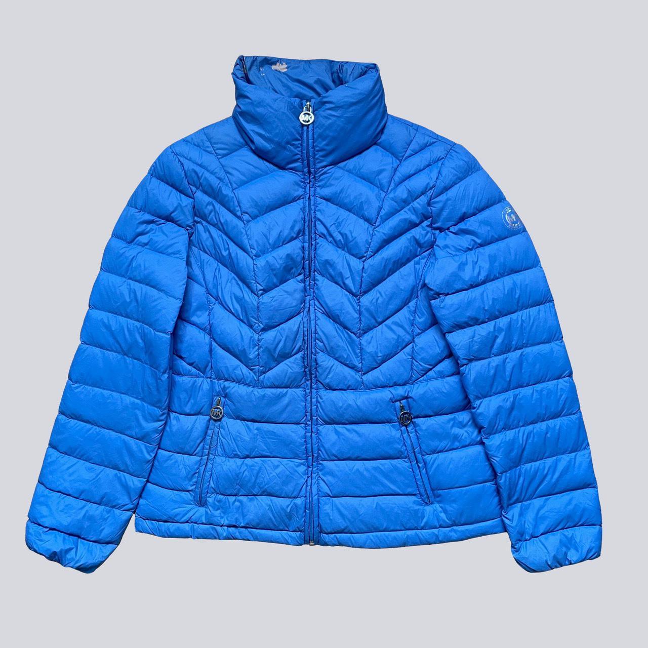 michael kors blue padded jacket