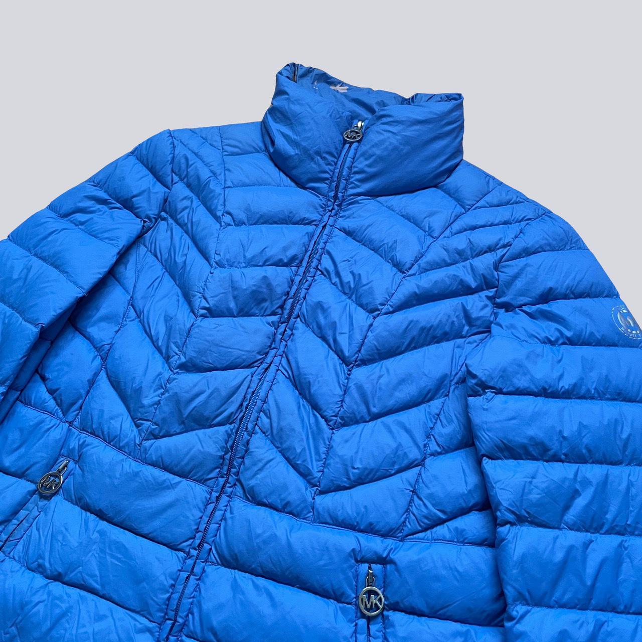 michael kors blue padded jacket