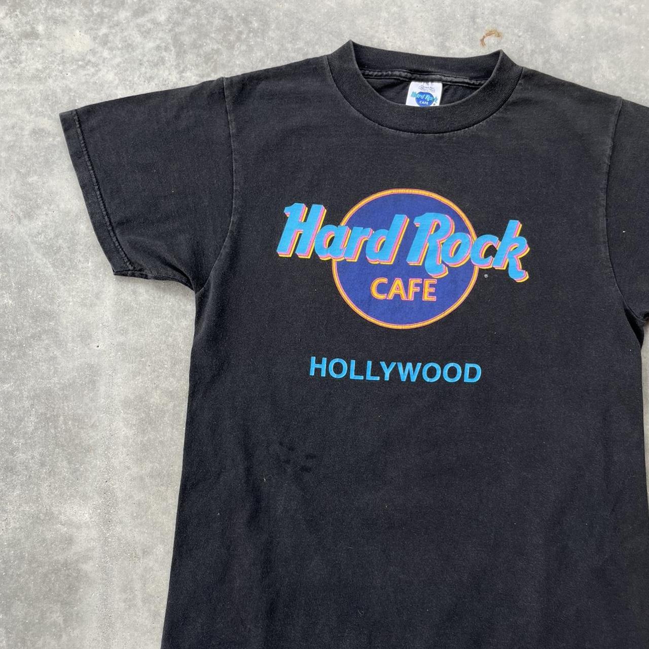 Vintage 90's Hard Rock Cafe Hollywood T-shirt made... - Depop