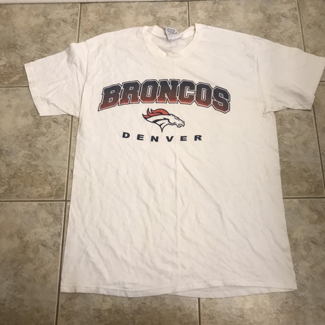 vintage denver broncos tie dye shirt! size large, - Depop