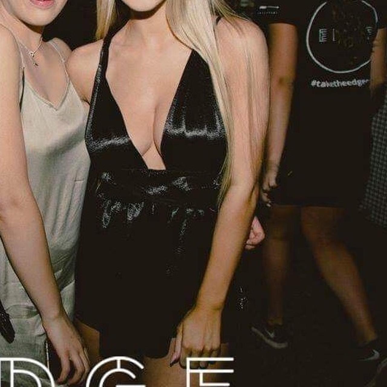 Black satin wrap playsuit Can wear different ways... - Depop