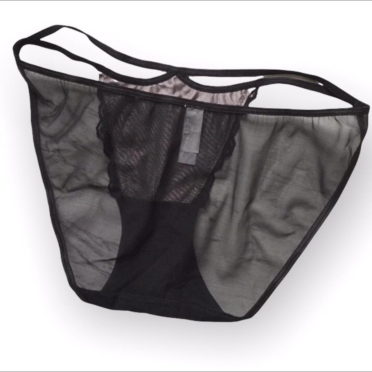 Women's black, bikini panties with soft elastic band - Depop