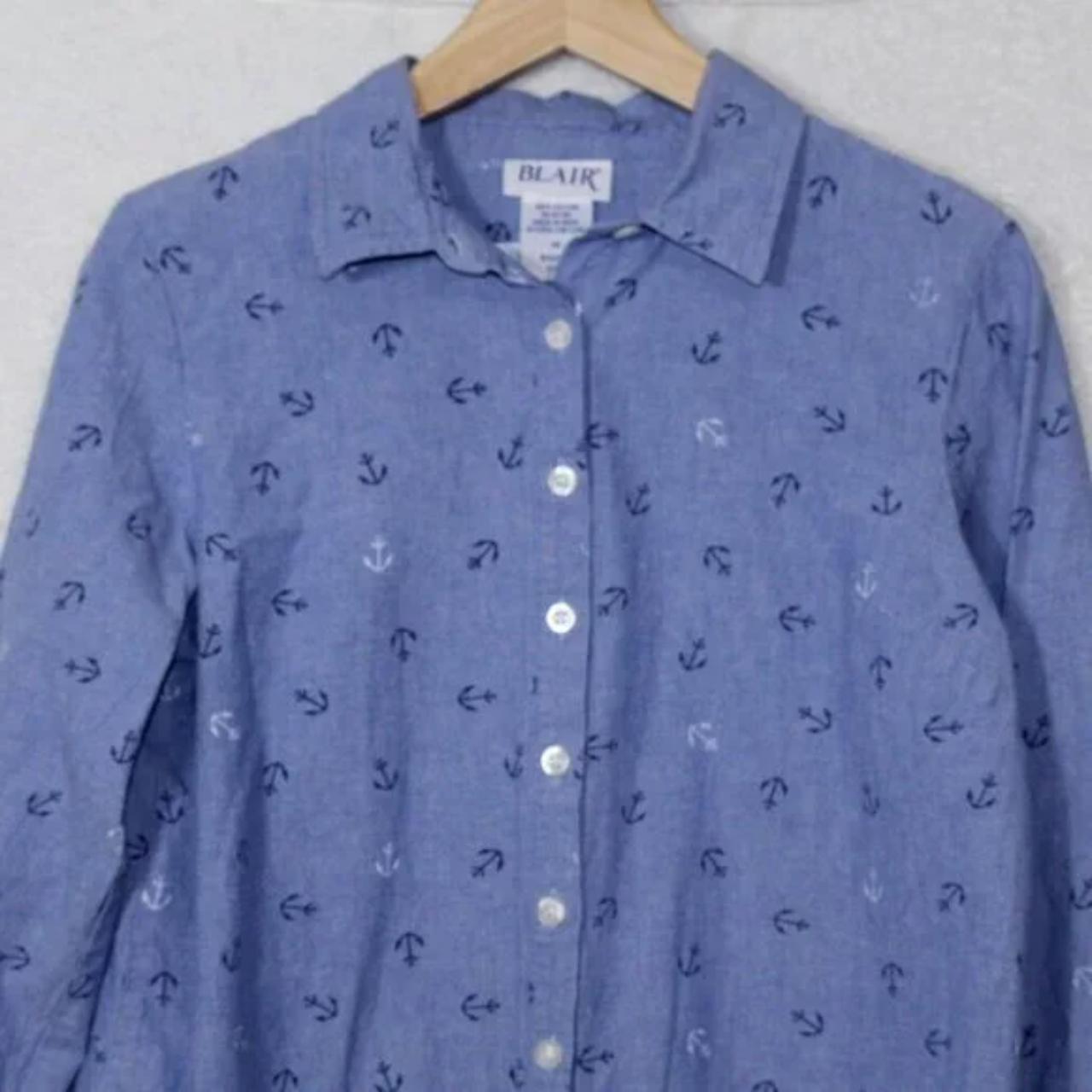 Blair Women's Blue Shirt Depop