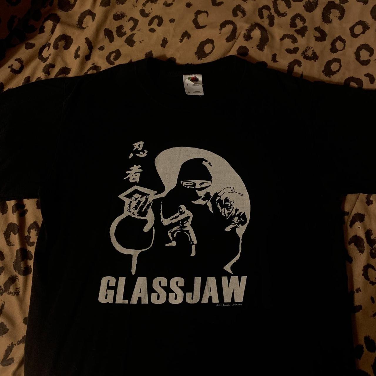 2011 glassjaw shirt printed on fruit of the loom... Depop