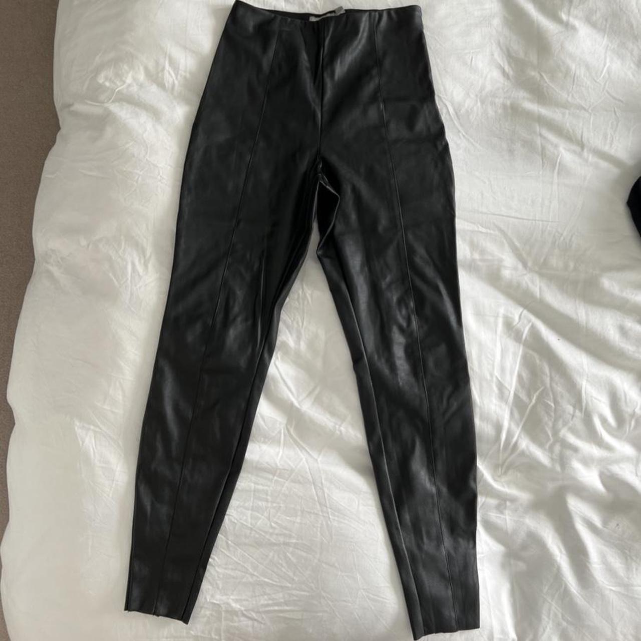 ASOS Women's Black and Grey Trousers | Depop