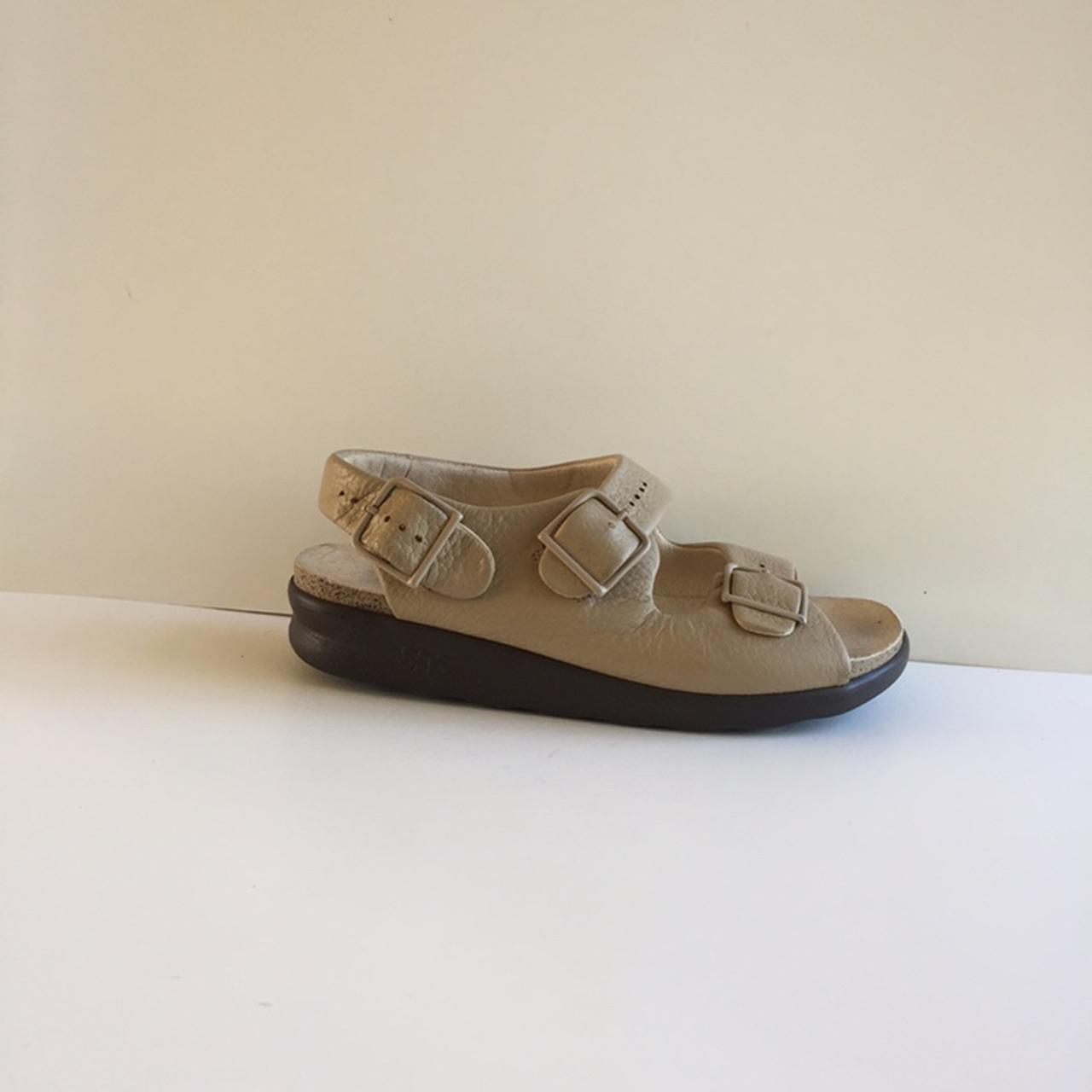 Vintage Beige Sas Sandals Super Comfortable Made In Depop