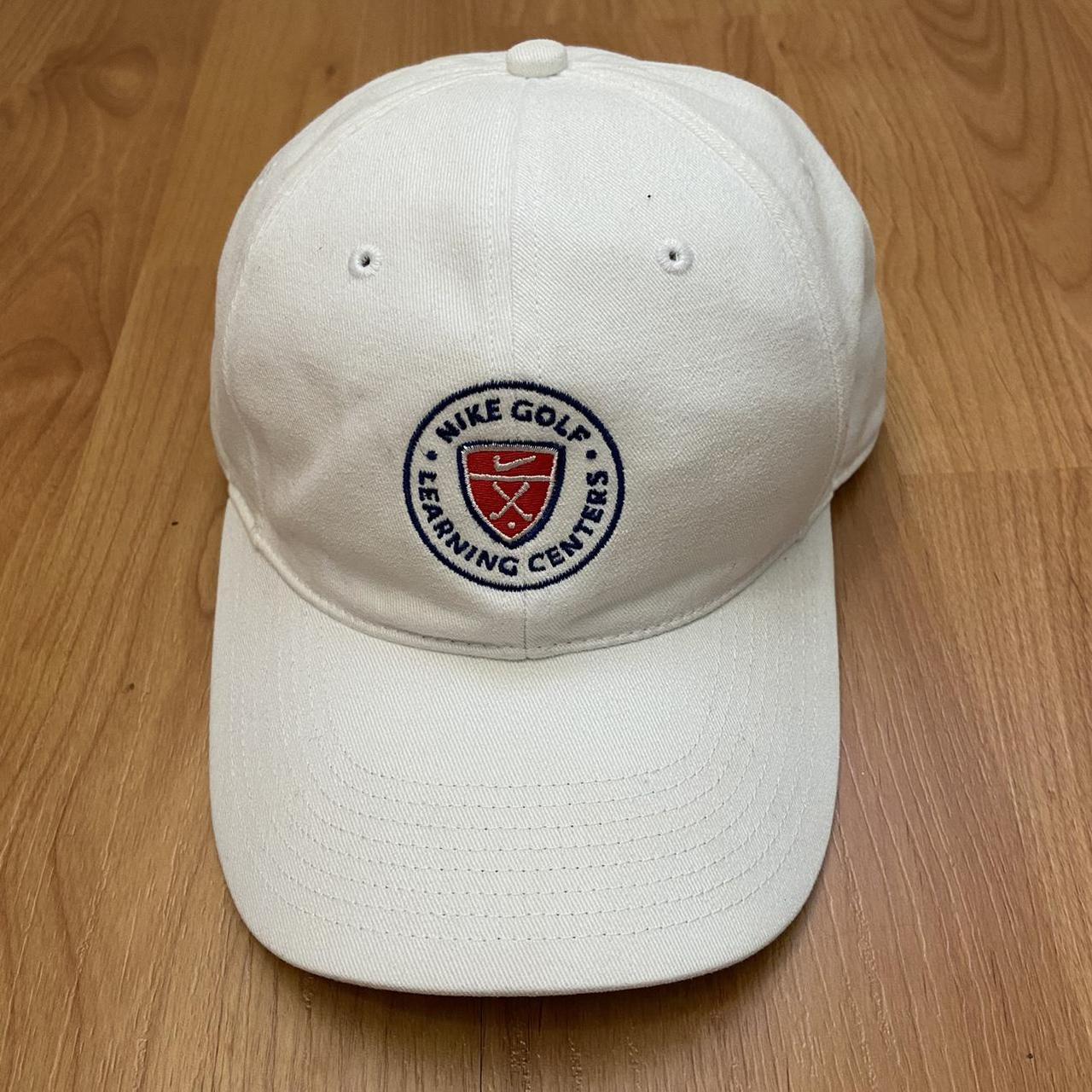 Nike Men's White and Navy Hat