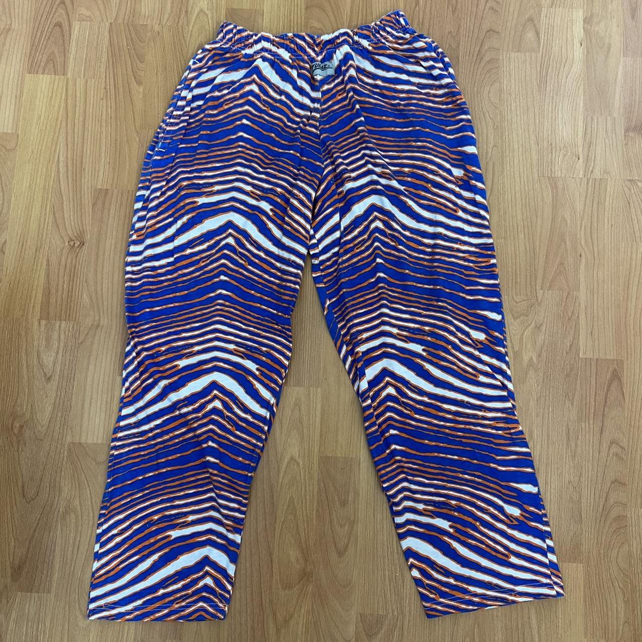 ZUBAZ Y2K BAGGY SWEATS SIZE LARGE CHICAGO BEARS LOGO - Depop