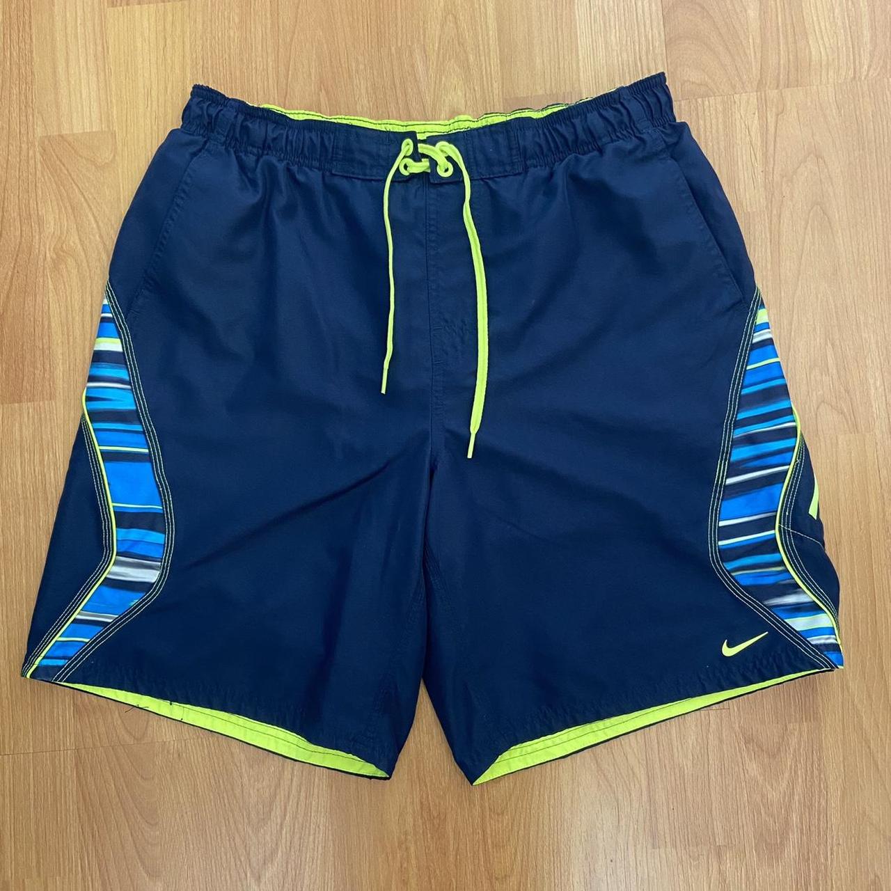 Nike neon 2024 swim trunks