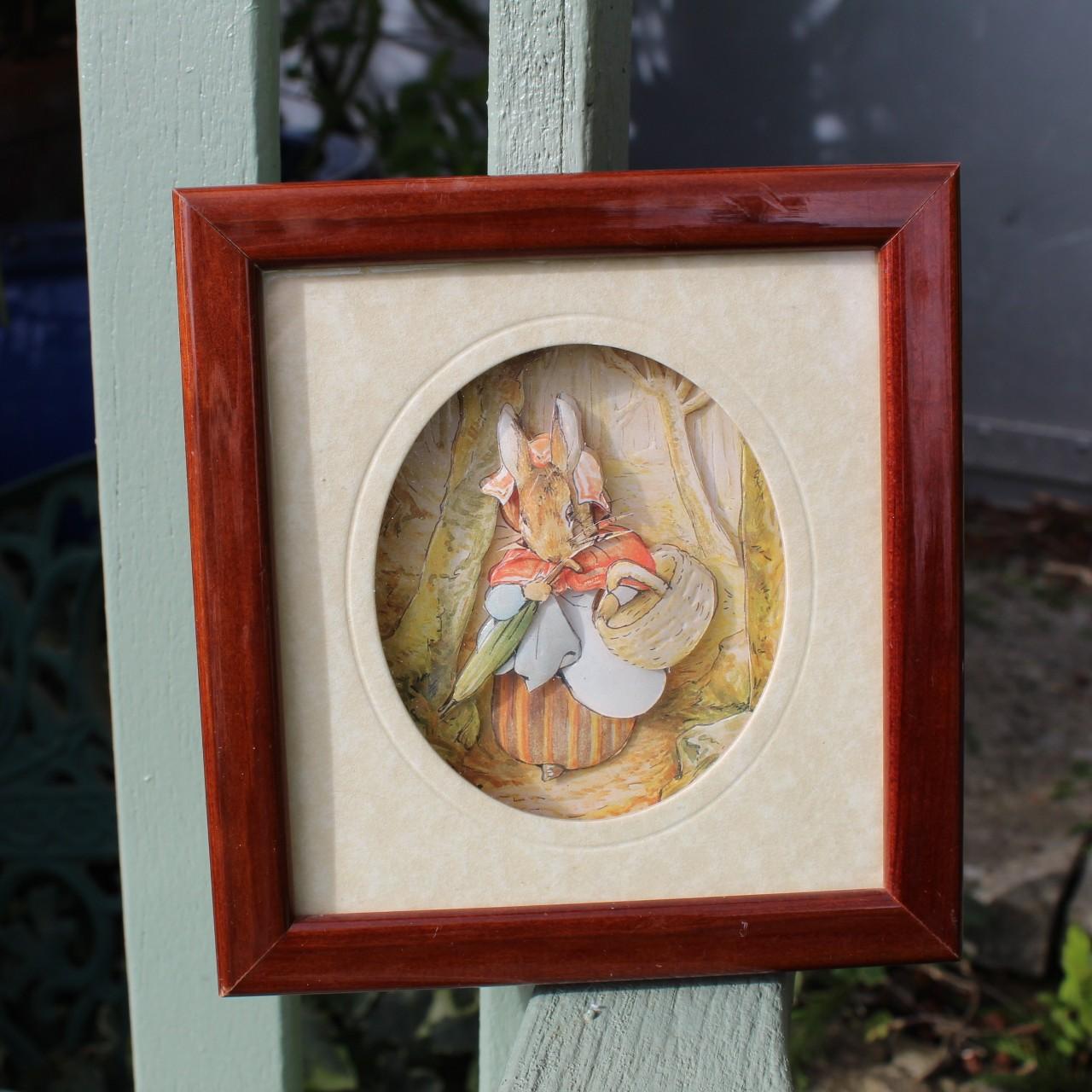BEATRIX POTTER PETER RABBIT FRAMED 3D PICTURE | Depop