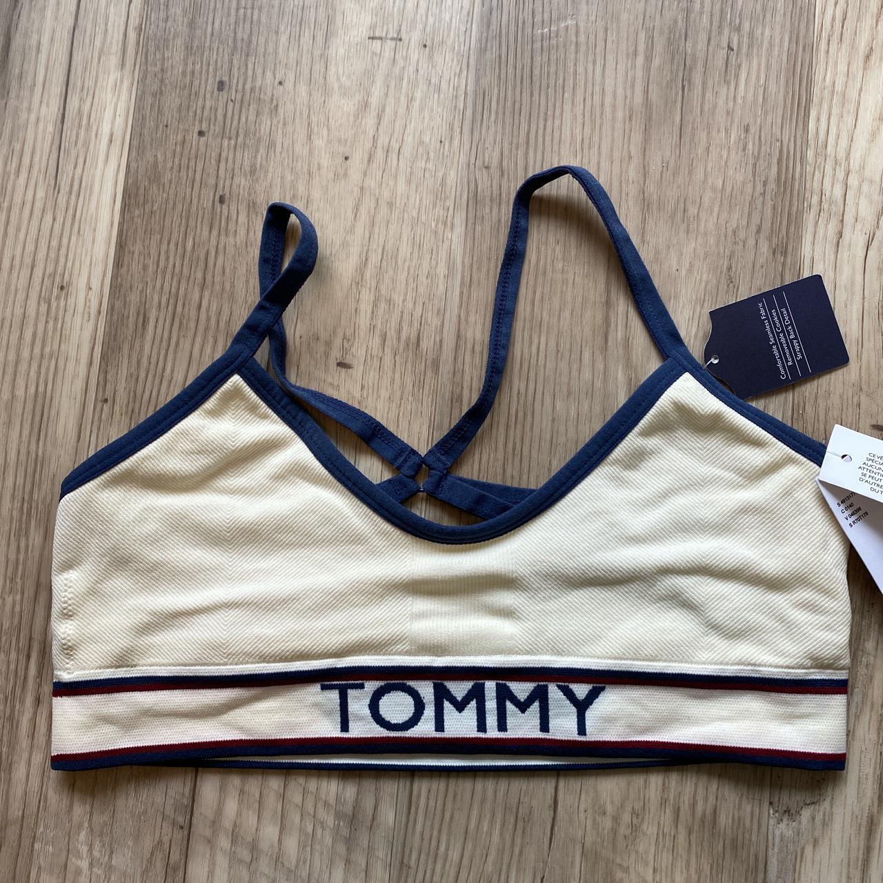 Tommy Hilfiger Tommy Logo Strap Cross Bra