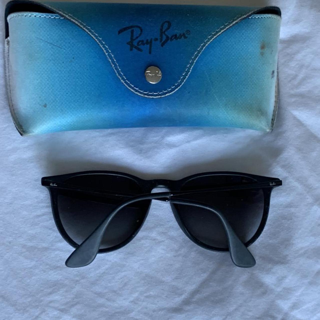Ray ban sunglasses black, frame is peeling/ sticky... Depop