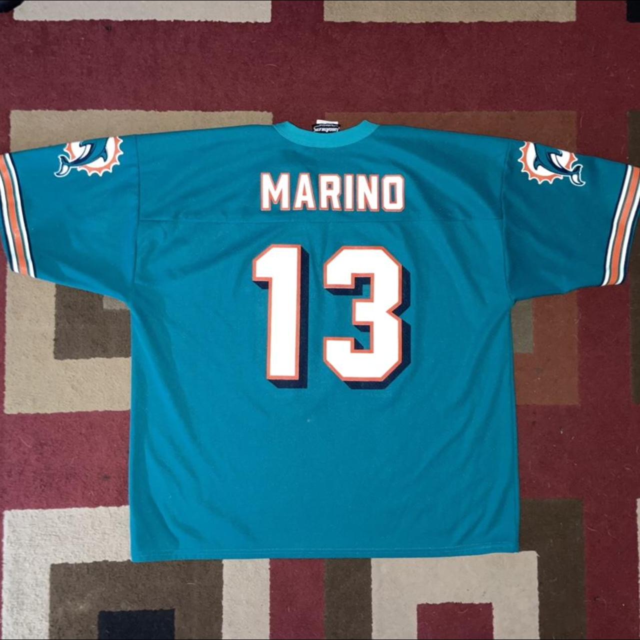 Miami Dolphins vintage Champion jersey Dan Marino - Depop