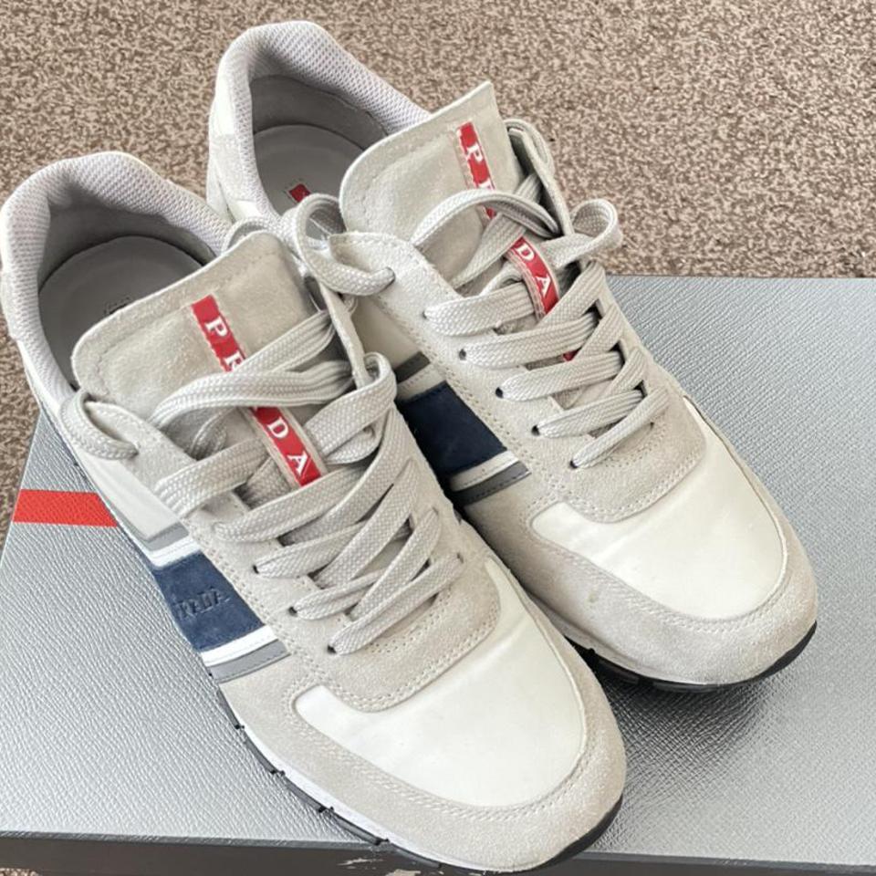 White hotsell prada runners