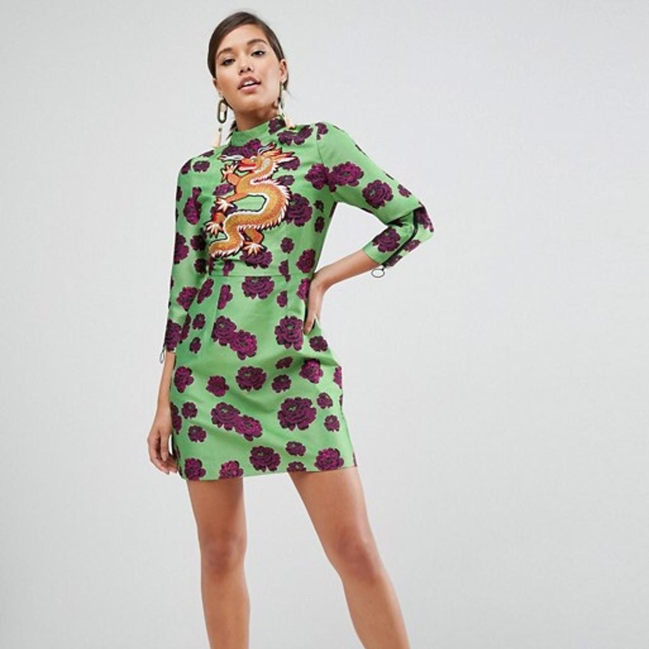 Chinese dress asos hotsell