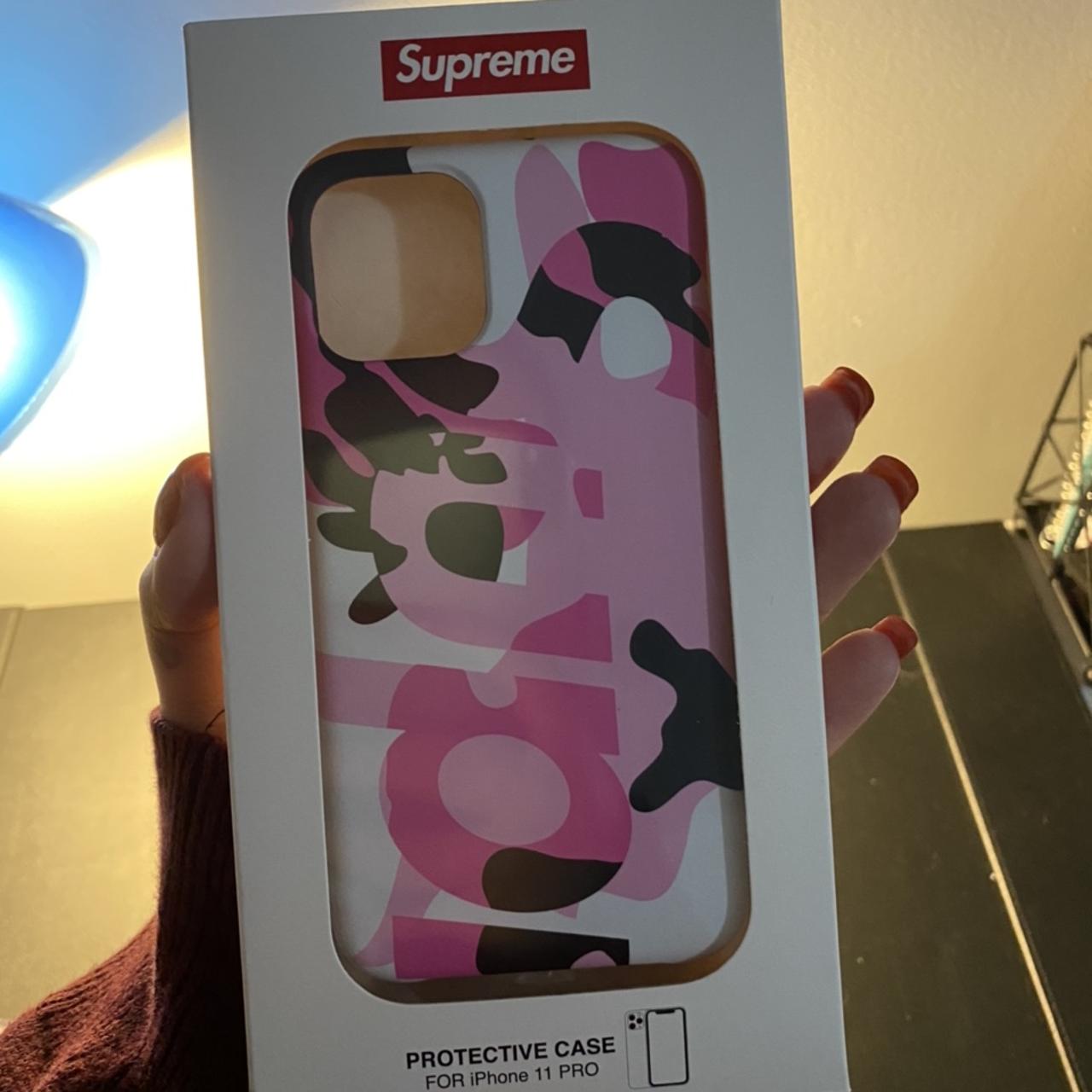 Supreme iPhone Case Pink Camo *for iPhone 11 PRO MAX* - Depop