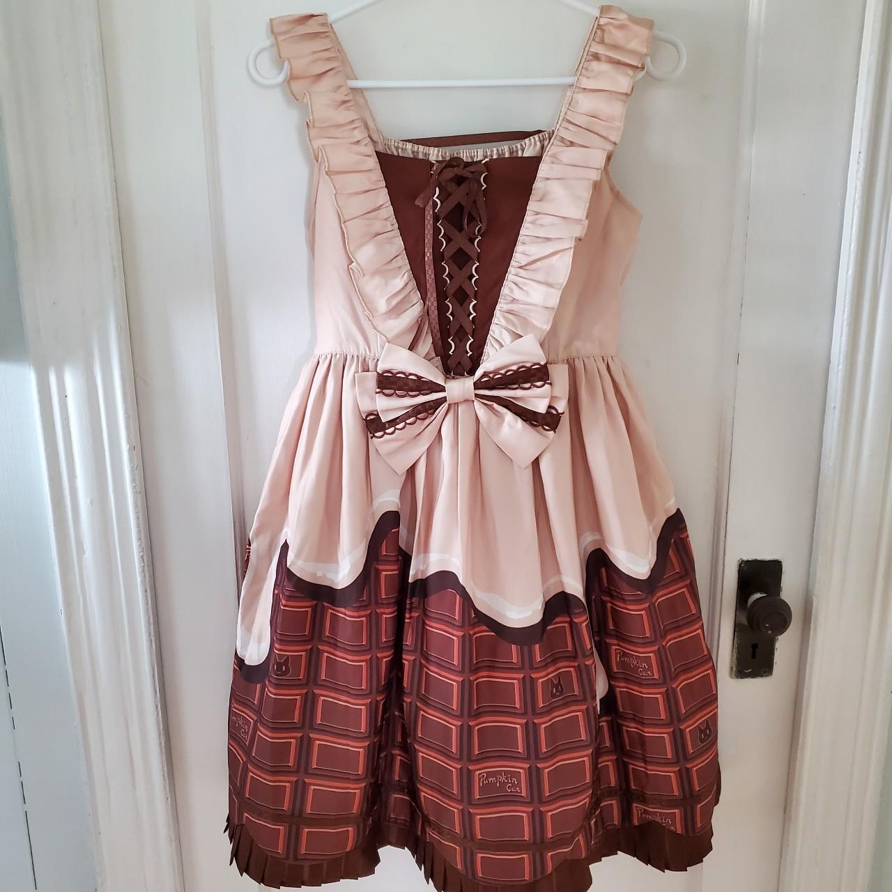 Chocolate shop lolita dress