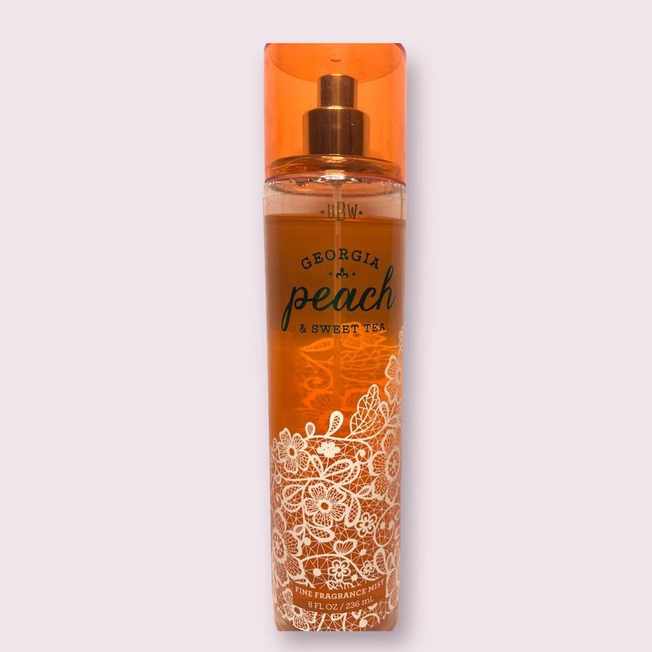 BATH AND BODY WORKS BODY MIST- Georgia Peach & Sweet... - Depop