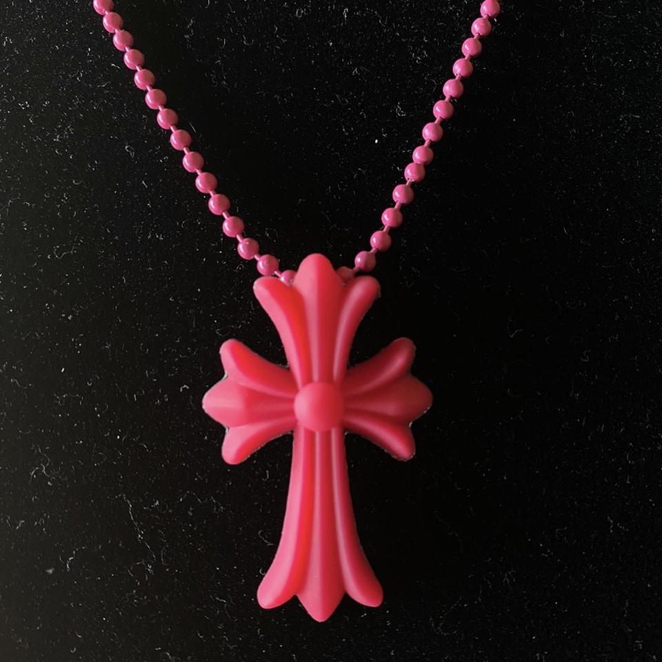 Chrome hearts discount pink necklace