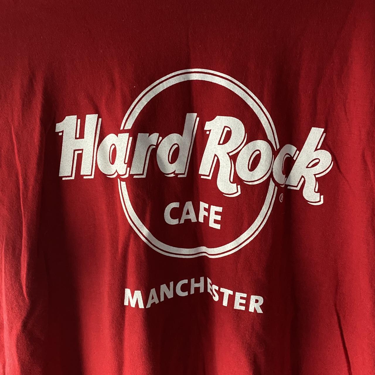 Hard Rock Cafe Manchester T Shirt, Unisex Medium.... - Depop