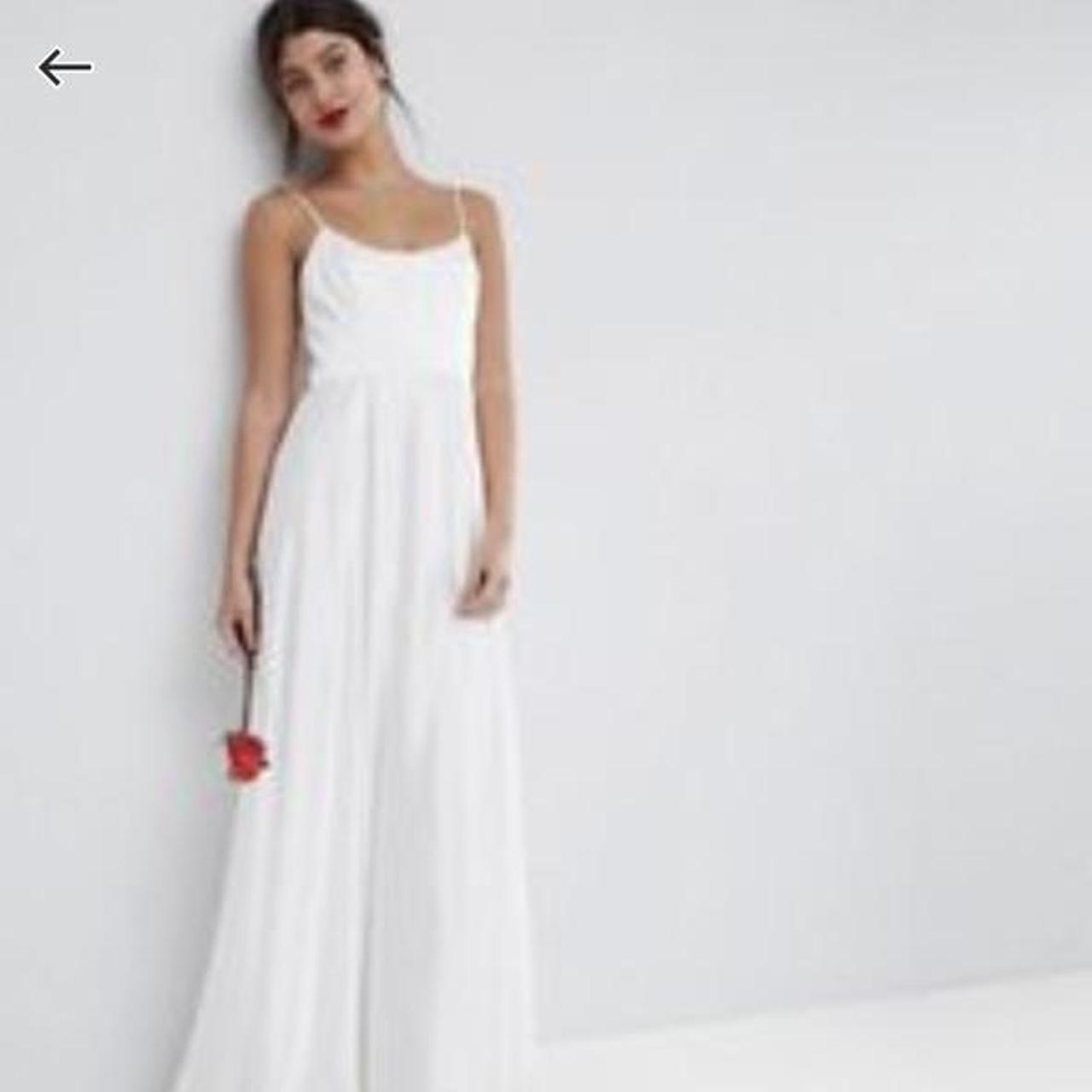 ASOS Women's White Dress Depop
