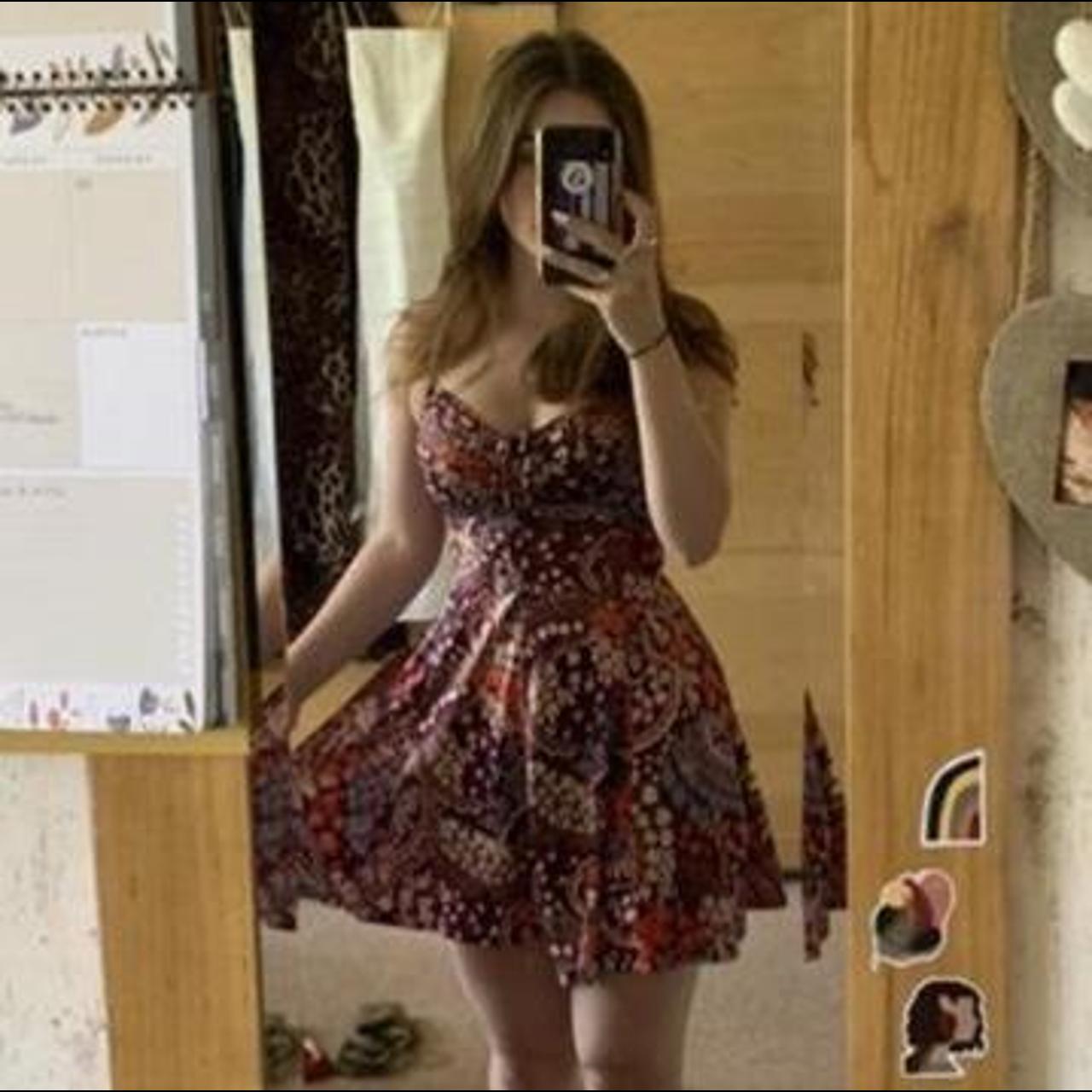 XS urban outfitters floral summer holiday party... Depop