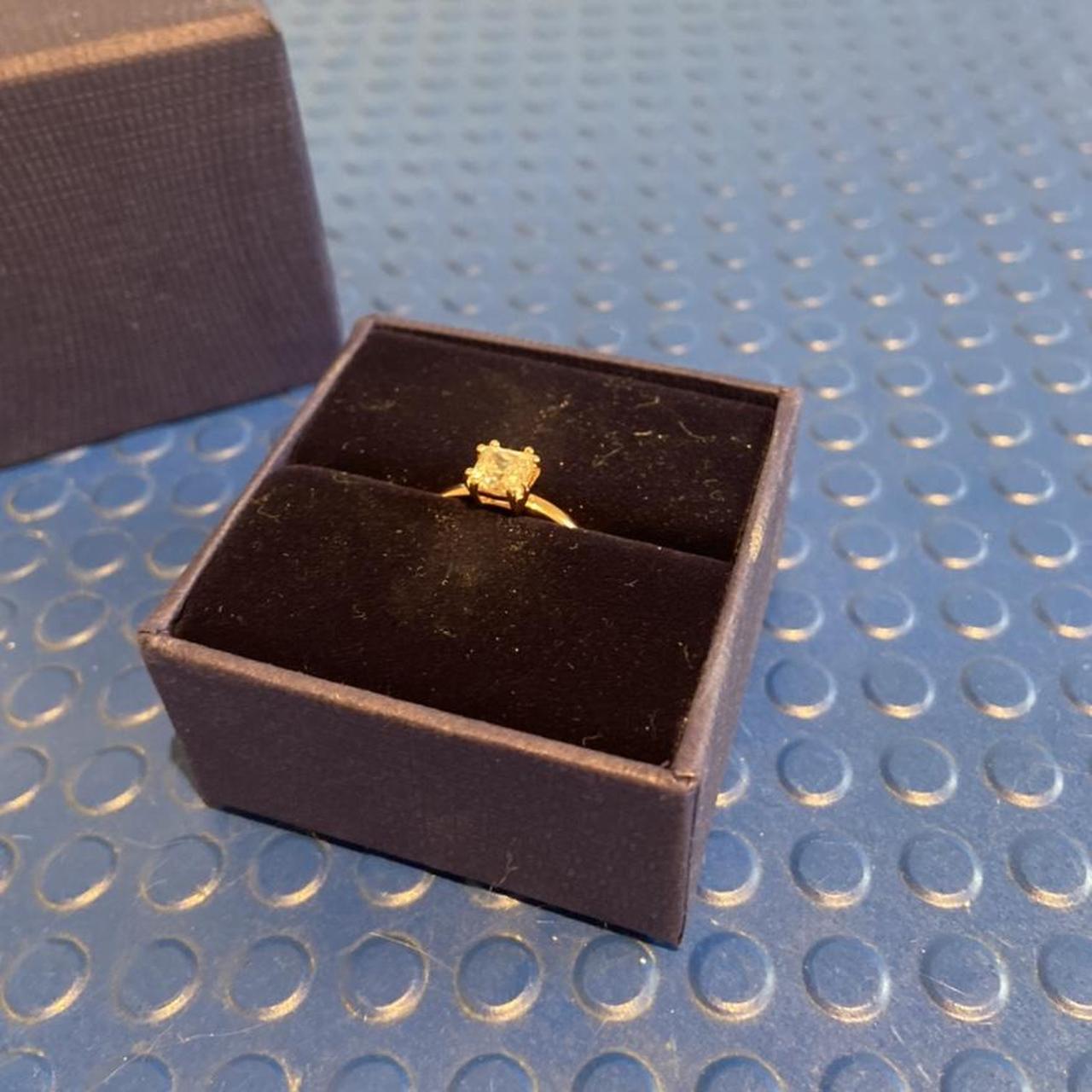 Rose gold Swarovski ring/promise ring Size 58 Was... Depop