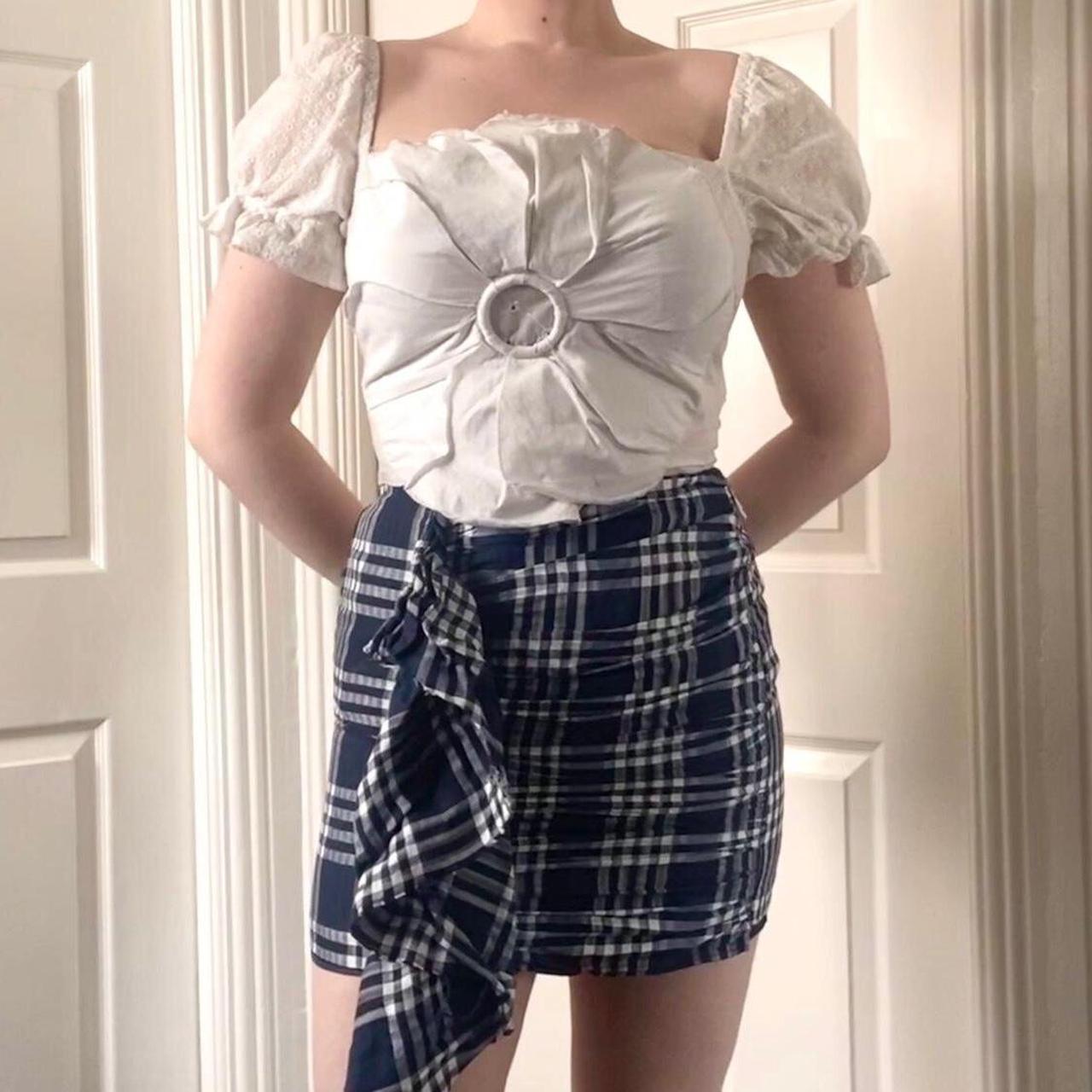 Plaid skirt outfit xs hotsell