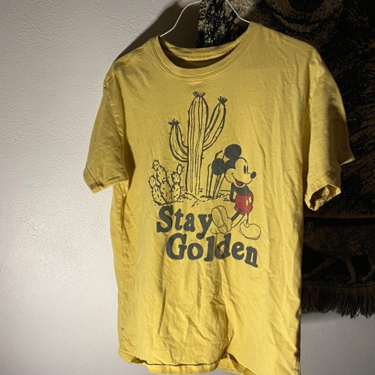 stay golden mickey mouse shirt