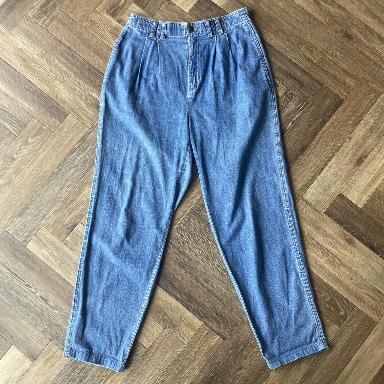 Vintage 90’s super baggy lightweight Lizwear denim... - Depop