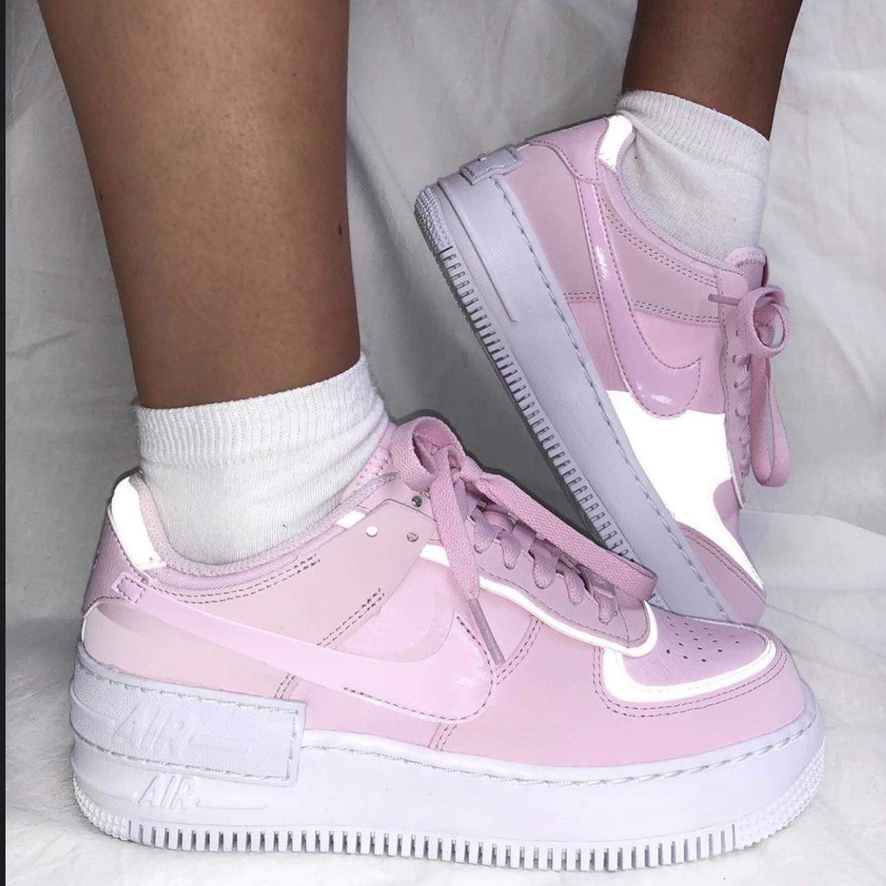 nike air force 1 shadow foam pink