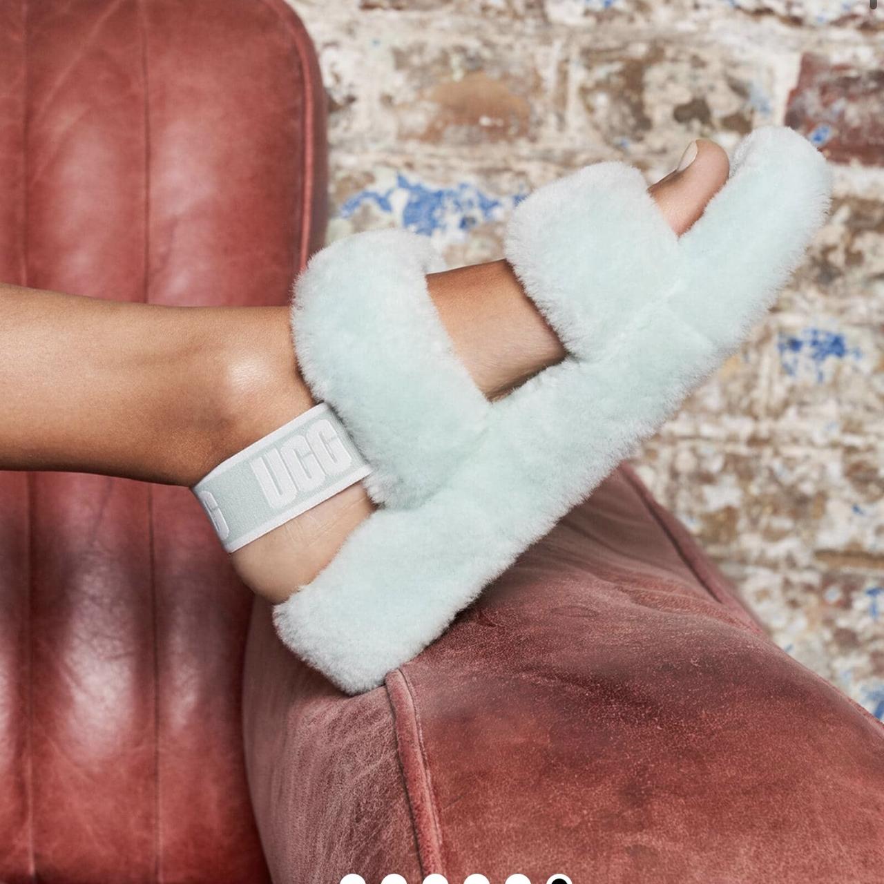 Ugg fluff yeah hot sale slide retro mint