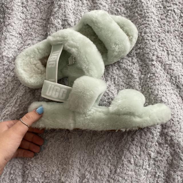 ugg fluff yeah retro mint