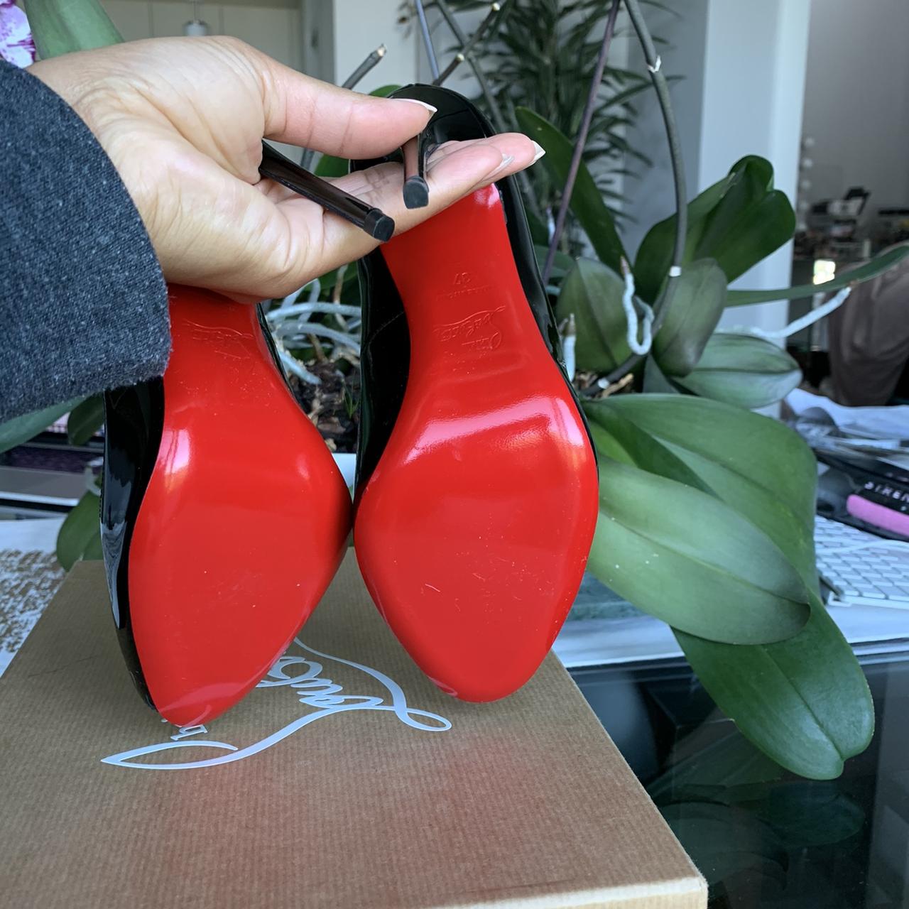 Christian Louboutin Youpi 37 black patent Depop
