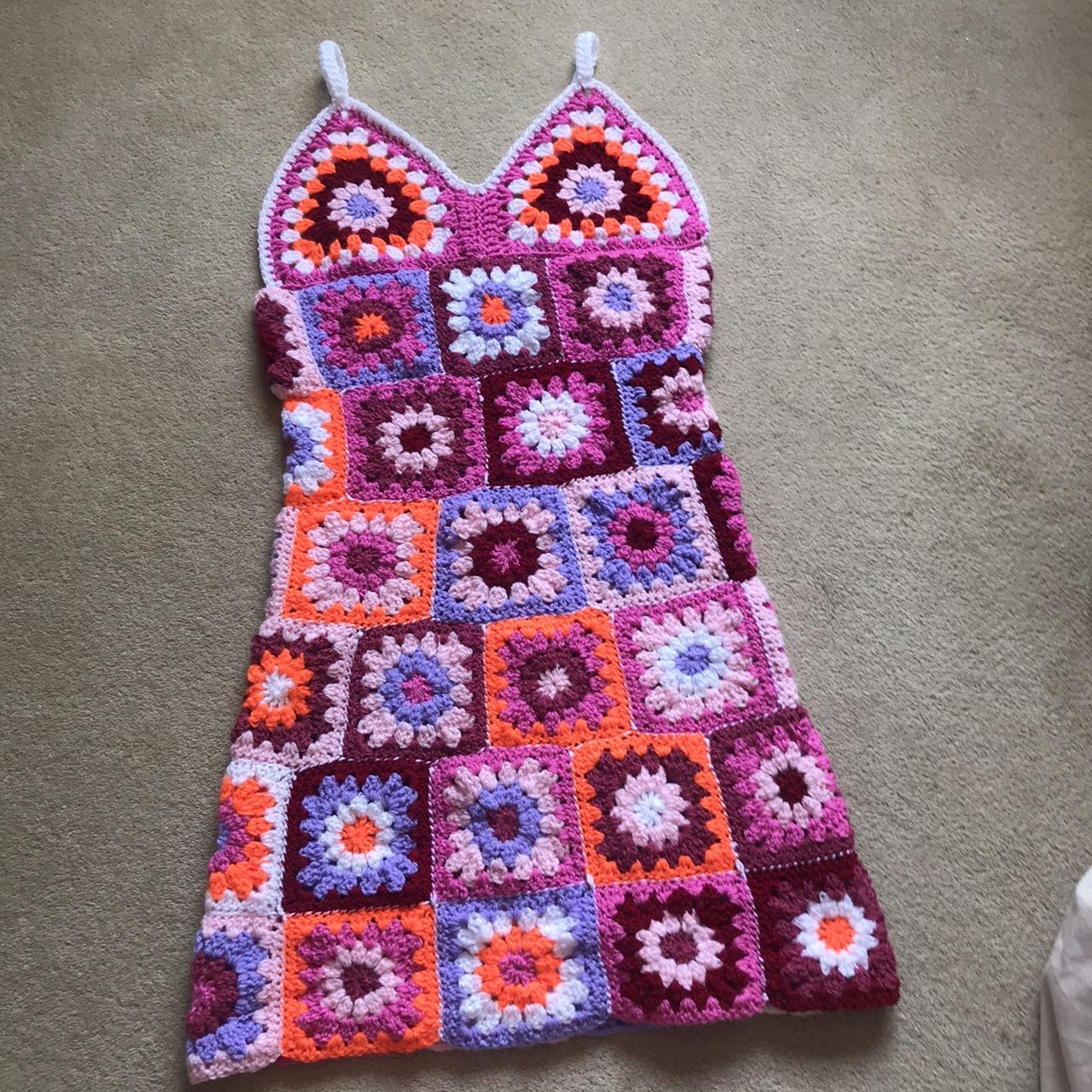 crochet flower dress 🌸 Made to order Made to... Depop