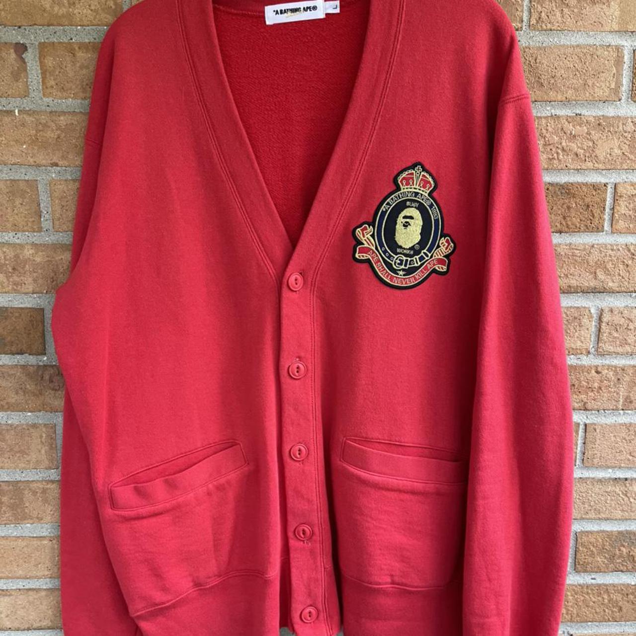 bape cardigan