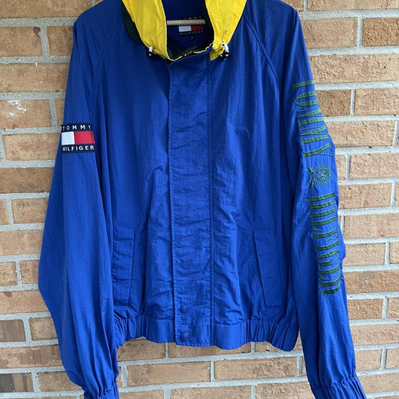 tommy hilfiger spell out jacket