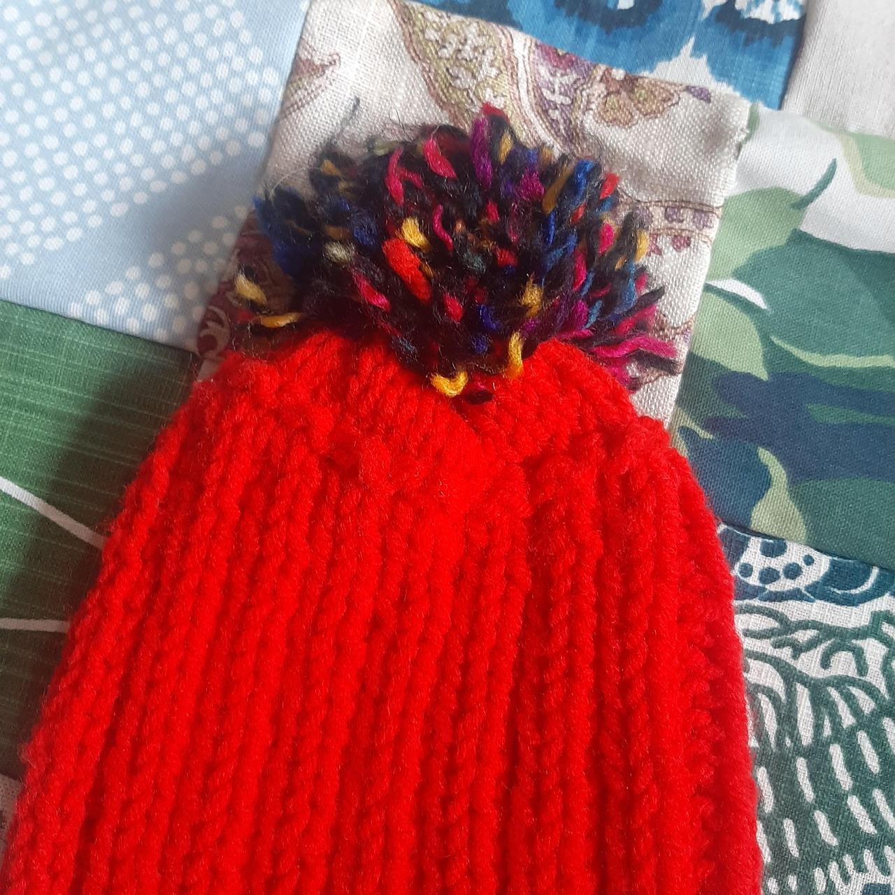 Women's Red and Black Hat (2)