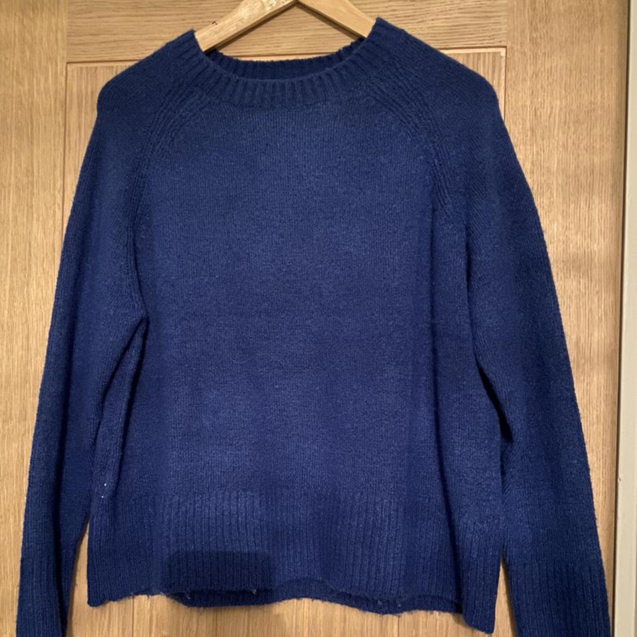 Mango electric blue jumper Depop