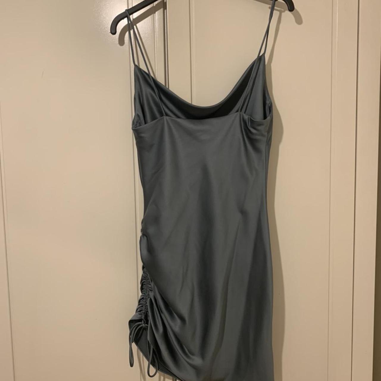 Women's Green and Blue Dress Depop