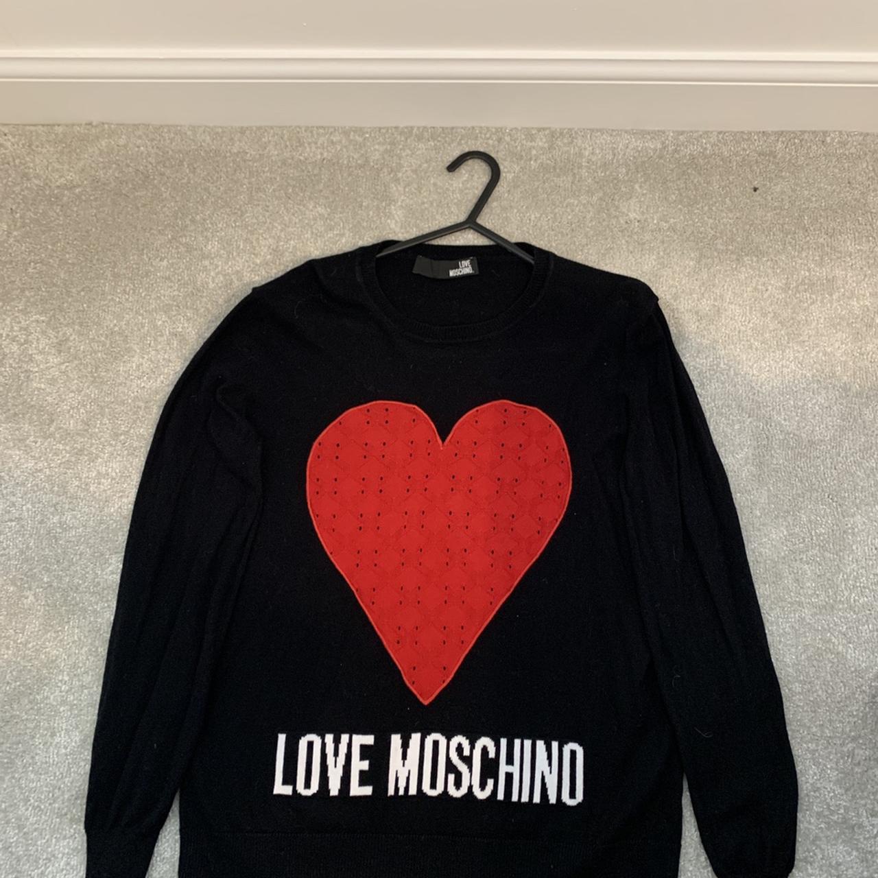 Love Moschino jumper. Worn twice. New condition size... - Depop